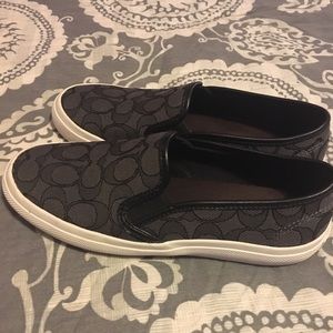 Coach slip on shoes